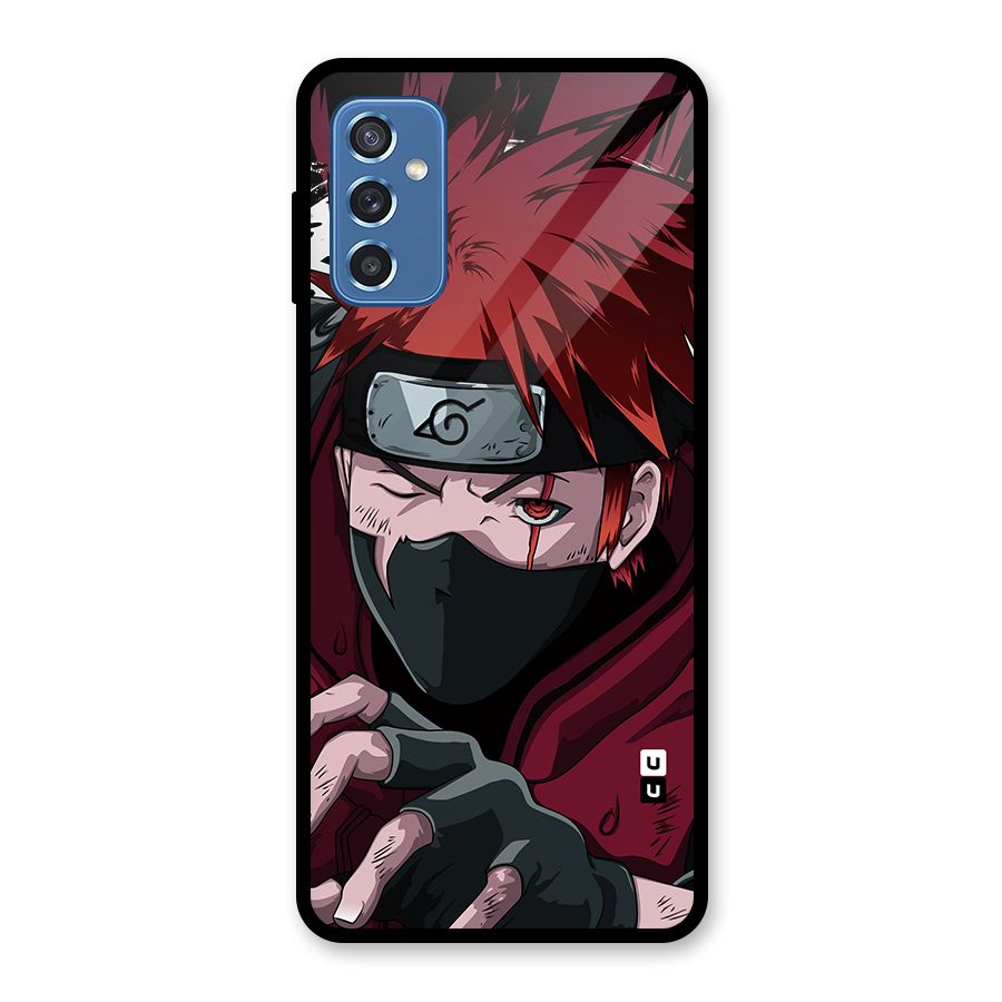 Naruto Ready Action Glass Back Case for Galaxy M52 5G