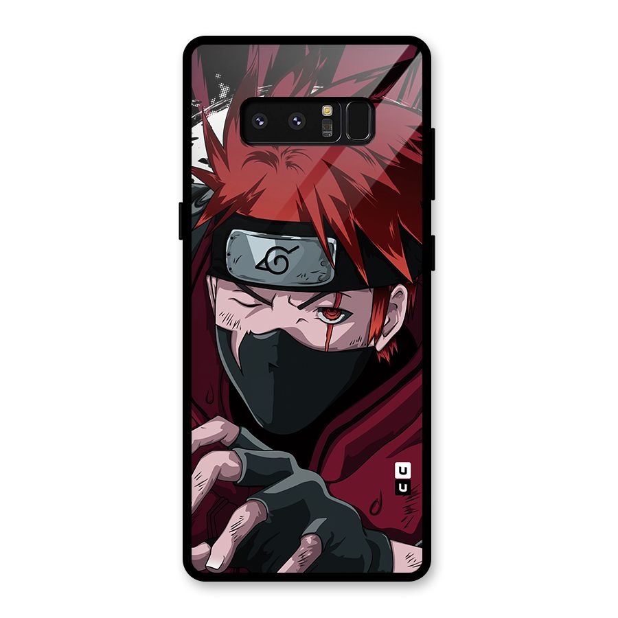 Naruto Ready Action Glass Back Case for Galaxy Note 8