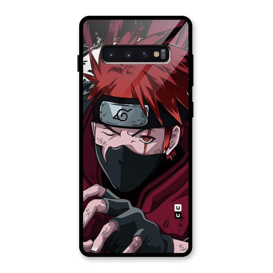 Naruto Ready Action Glass Back Case for Galaxy S10 Plus