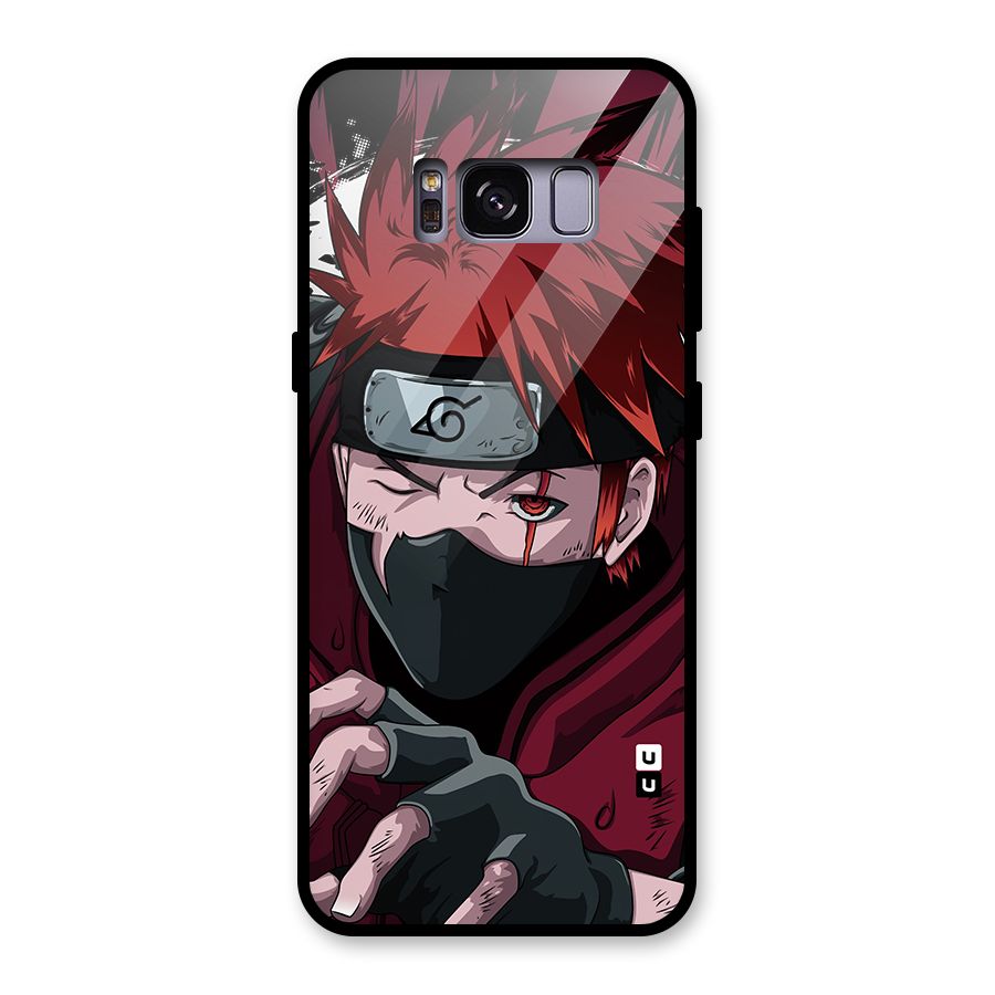 Naruto Ready Action Glass Back Case for Galaxy S8