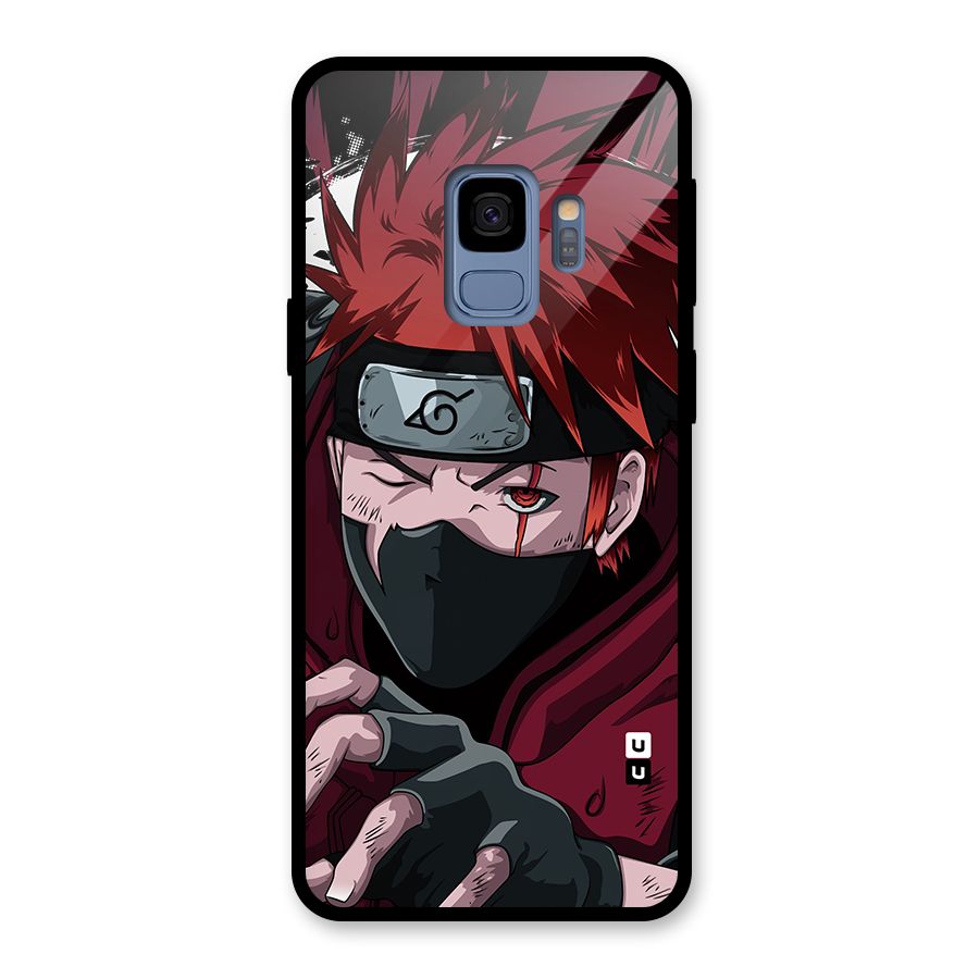 Naruto Ready Action Glass Back Case for Galaxy S9