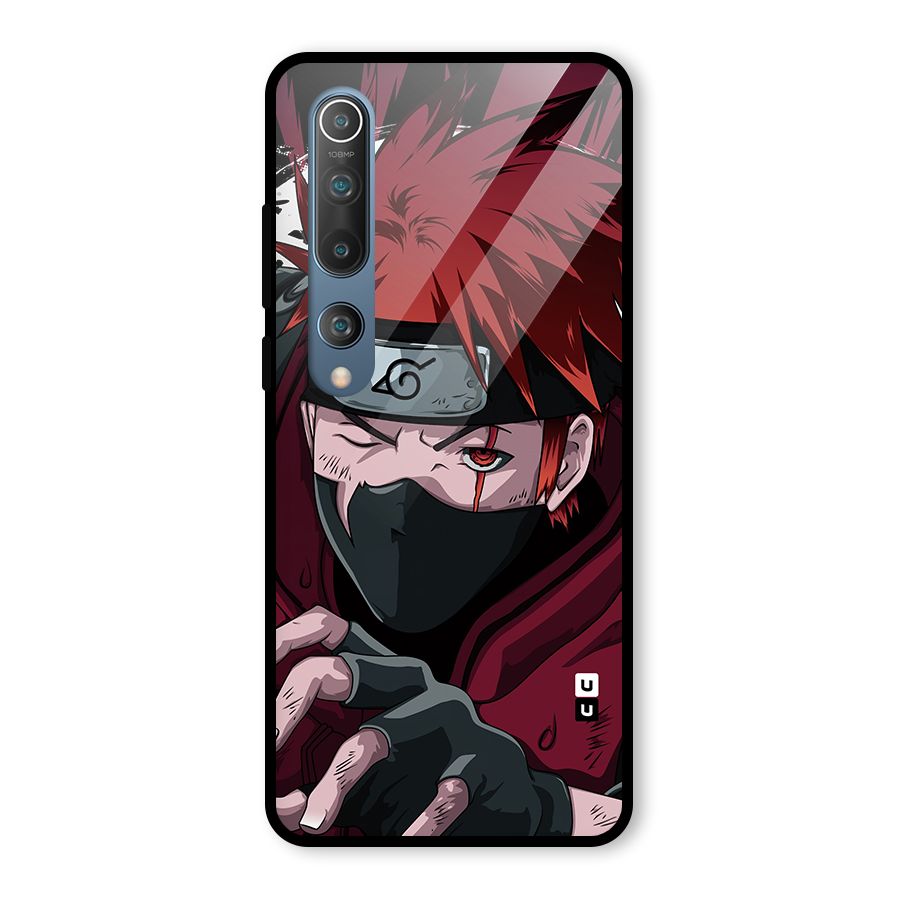 Naruto Ready Action Glass Back Case for Mi 10