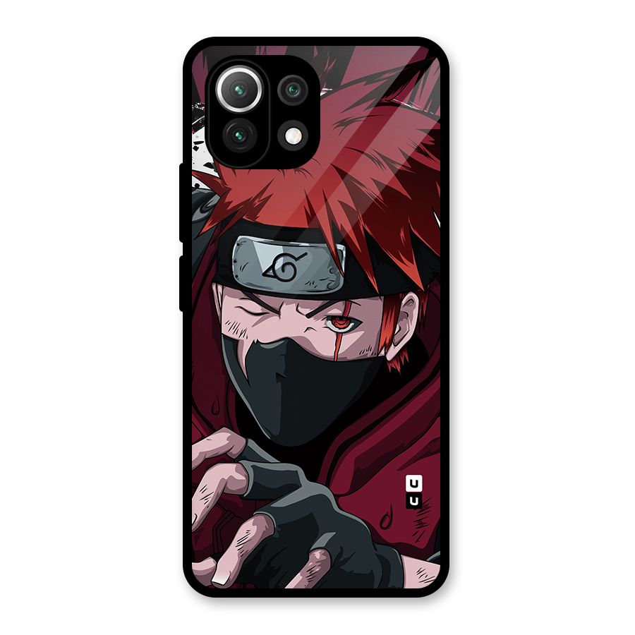 Naruto Ready Action Glass Back Case for Mi 11 Lite