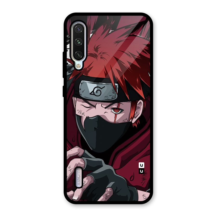 Naruto Ready Action Glass Back Case for Mi A3