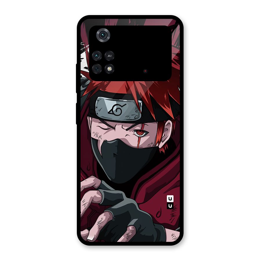 Naruto Ready Action Glass Back Case for Poco M4 Pro 4G