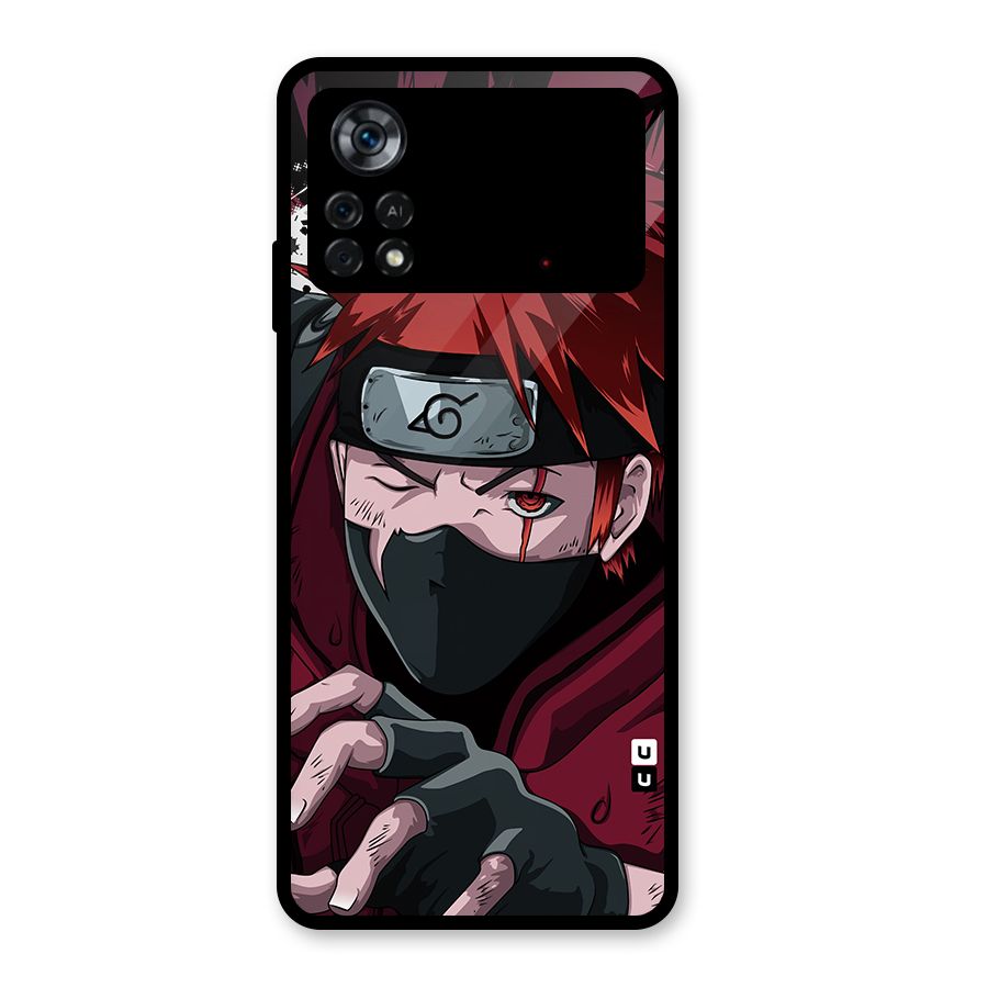 Naruto Ready Action Glass Back Case for Poco X4 Pro 5G