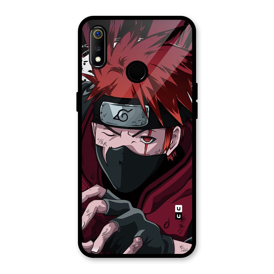 Naruto Ready Action Glass Back Case for Realme 3i