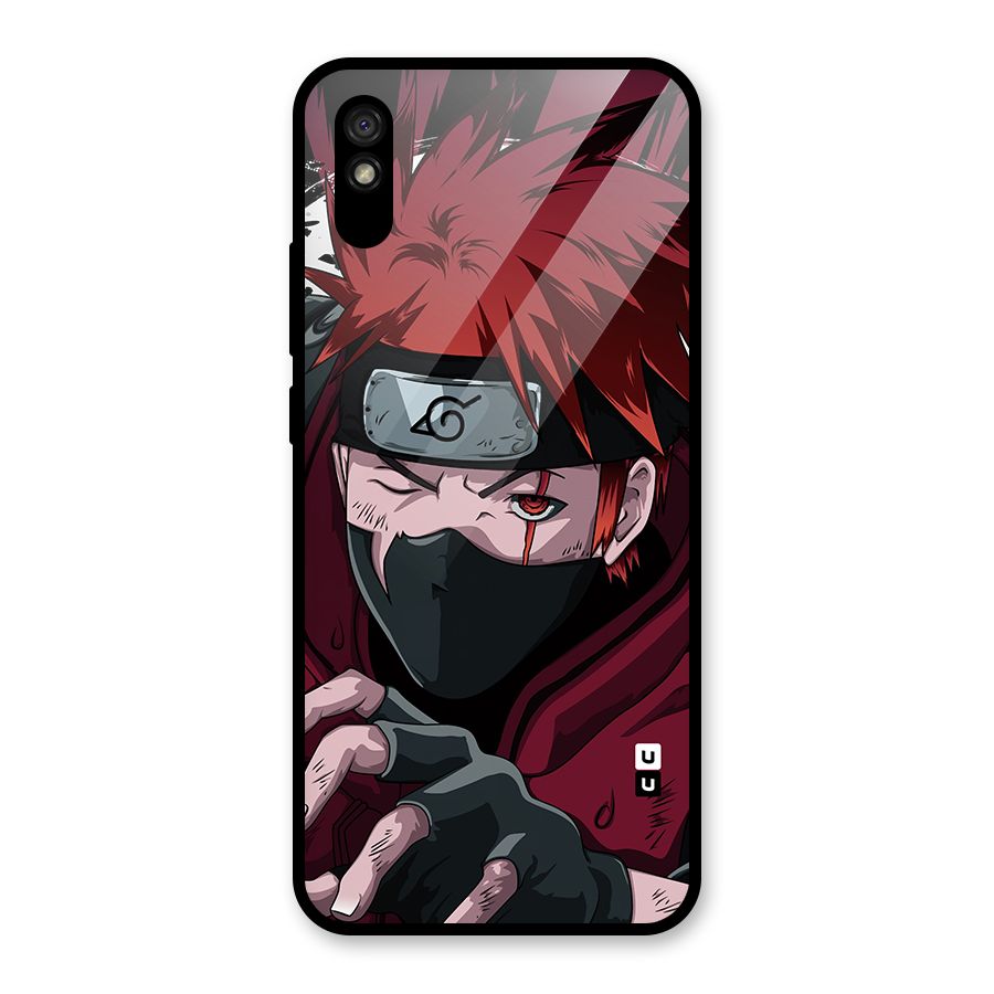 Naruto Ready Action Glass Back Case for Redmi 9A
