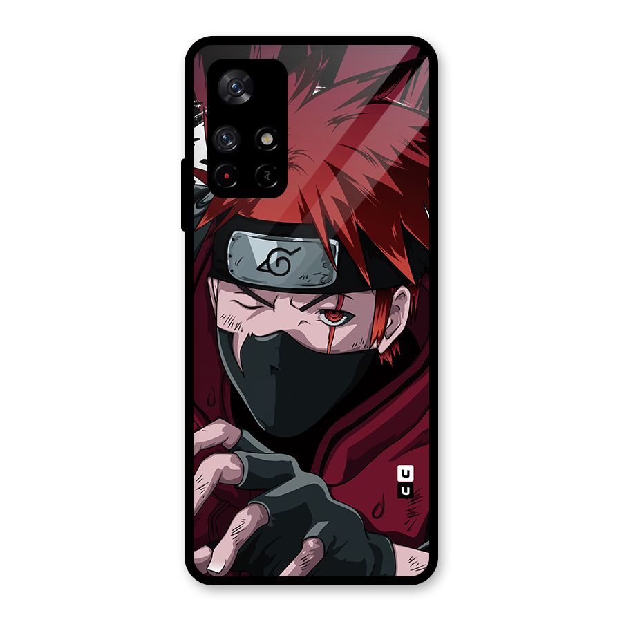Naruto Ready Action Glass Back Case for Redmi Note 11T 5G