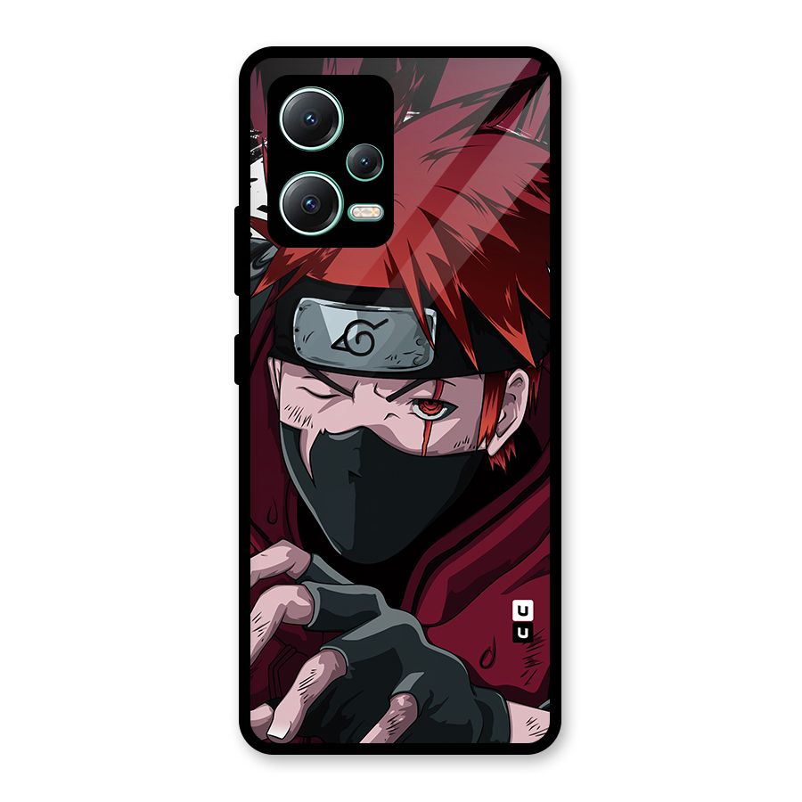 Naruto Ready Action Glass Back Case for Redmi Note 12 5G