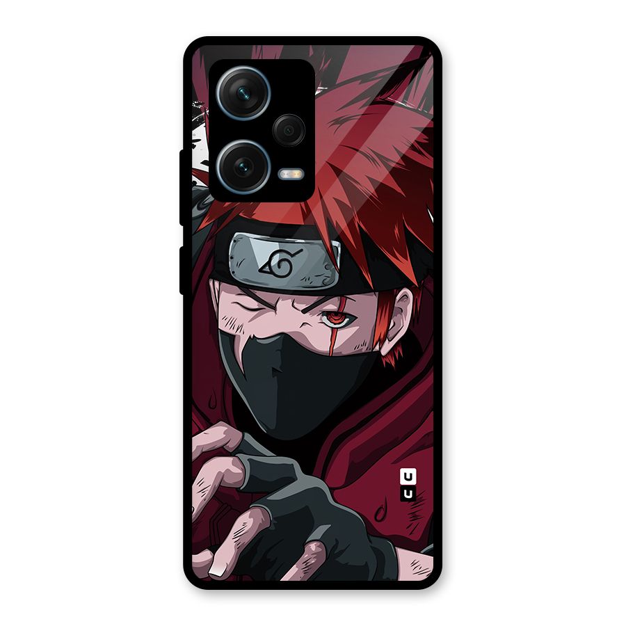 Naruto Ready Action Glass Back Case for Redmi Note 12 Pro Plus 5G