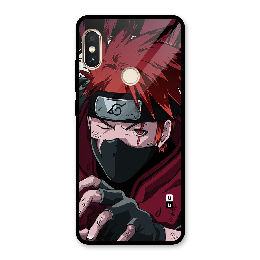 Naruto Ready Action Glass Back Case for Redmi Note 5 Pro