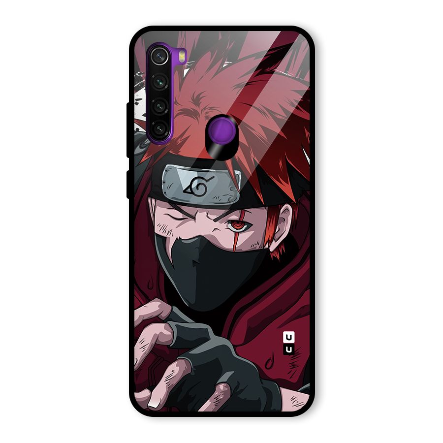 Naruto Ready Action Glass Back Case for Redmi Note 8