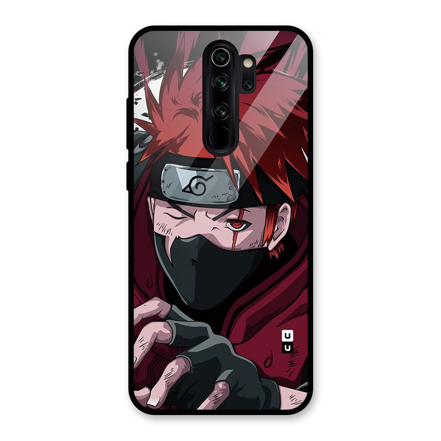 Naruto Ready Action Glass Back Case for Redmi Note 8 Pro