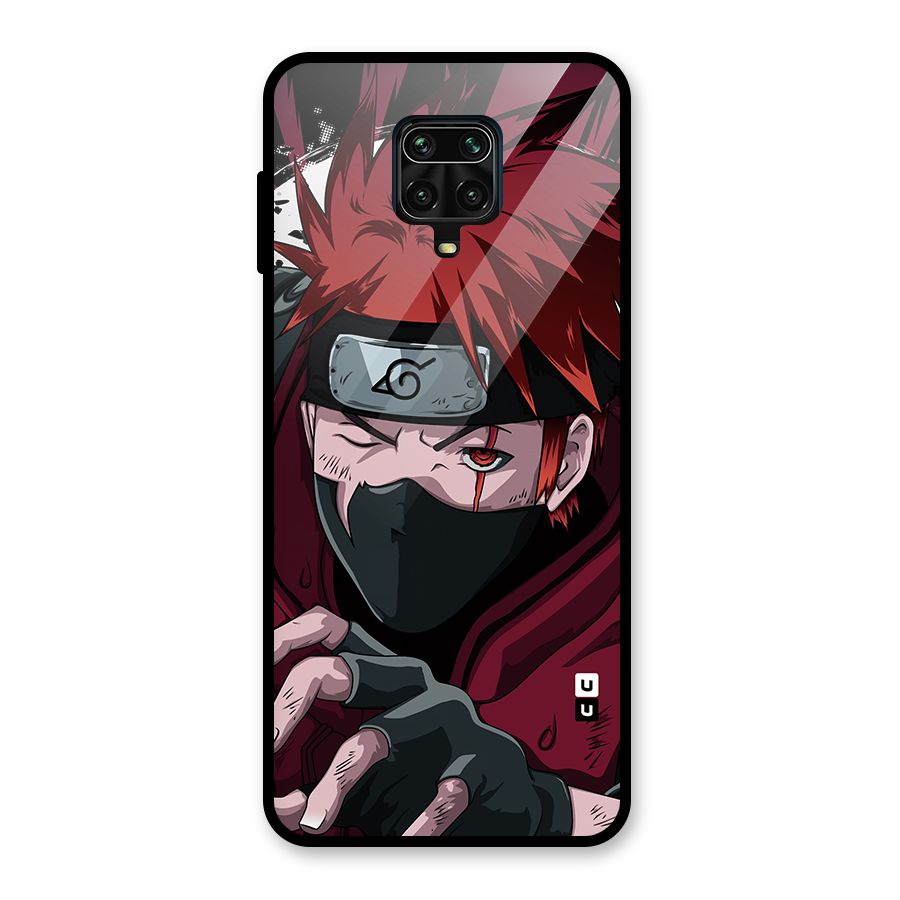 Naruto Ready Action Glass Back Case for Redmi Note 9 Pro