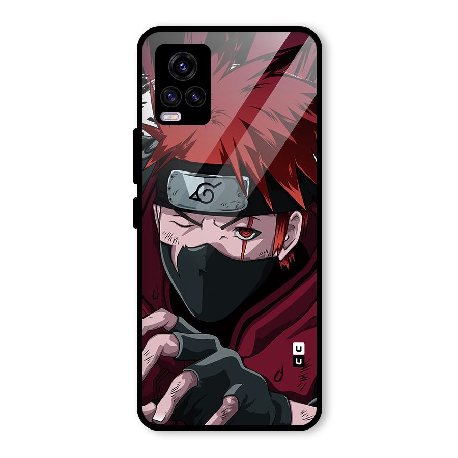 Naruto Ready Action Glass Back Case for Vivo V20