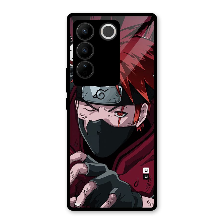 Naruto Ready Action Glass Back Case for Vivo V27 Pro