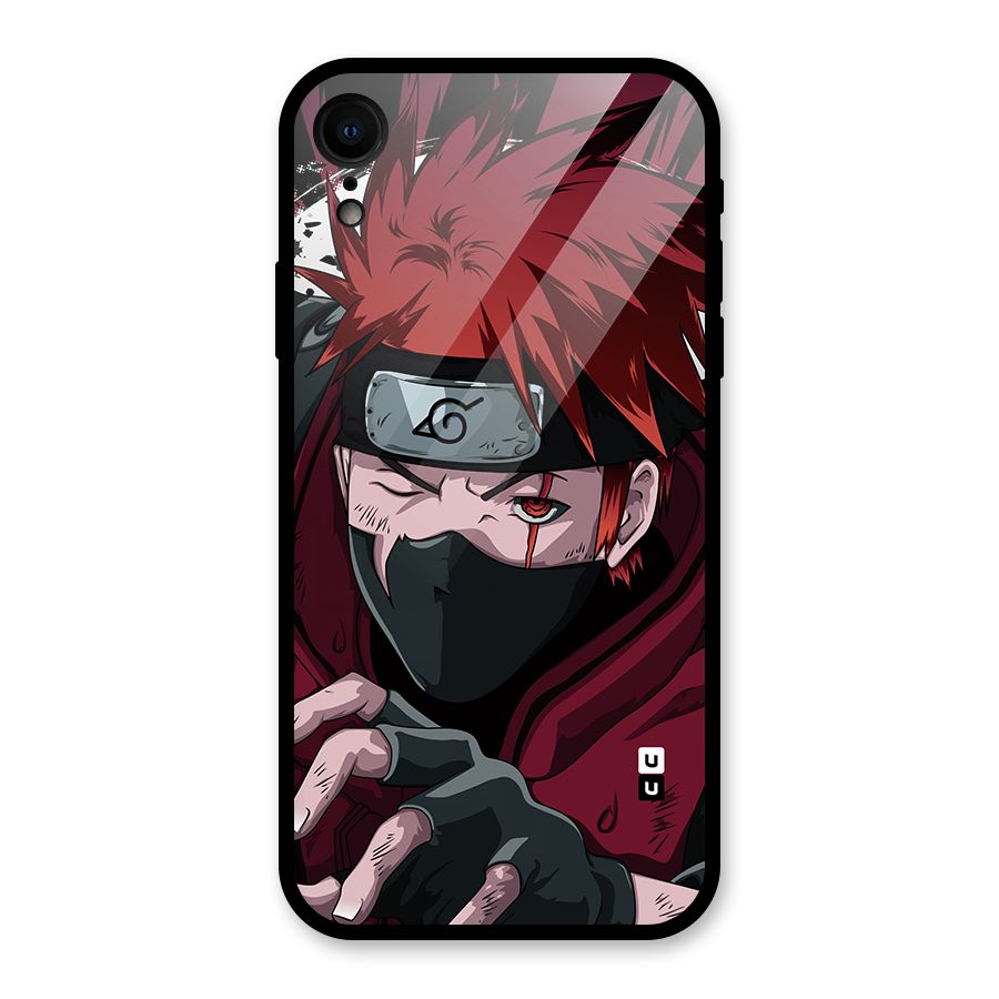 Naruto Ready Action Glass Back Case for iPhone XR