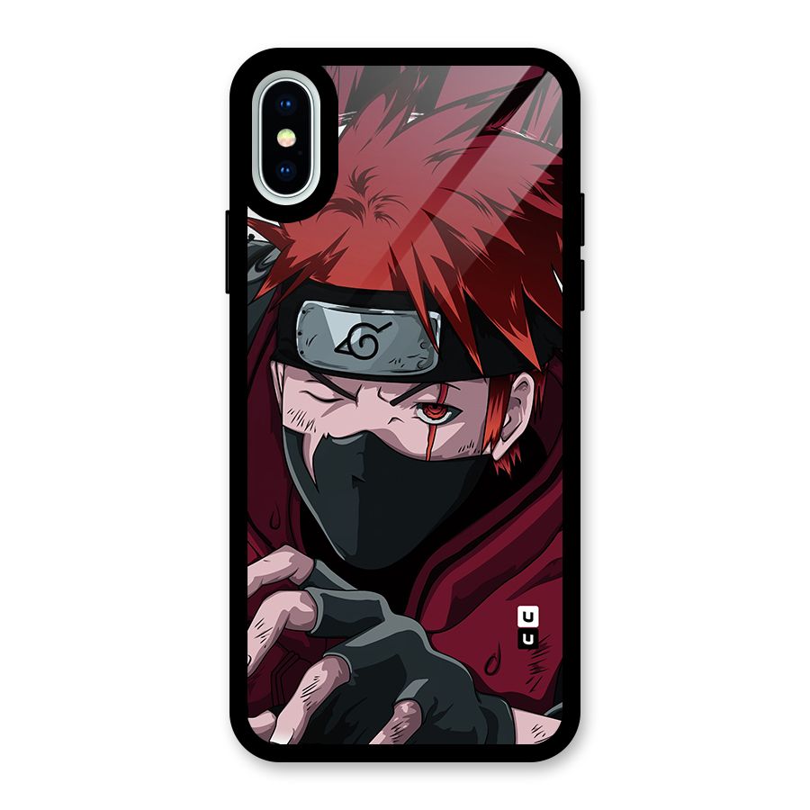Naruto Ready Action Glass Back Case for iPhone XS