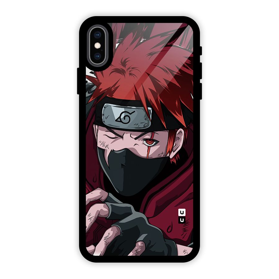Naruto Ready Action Glass Back Case for iPhone XS Max