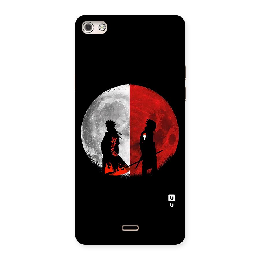 Naruto Shadow Hokage Moon Back Case for Micromax Canvas Silver 5