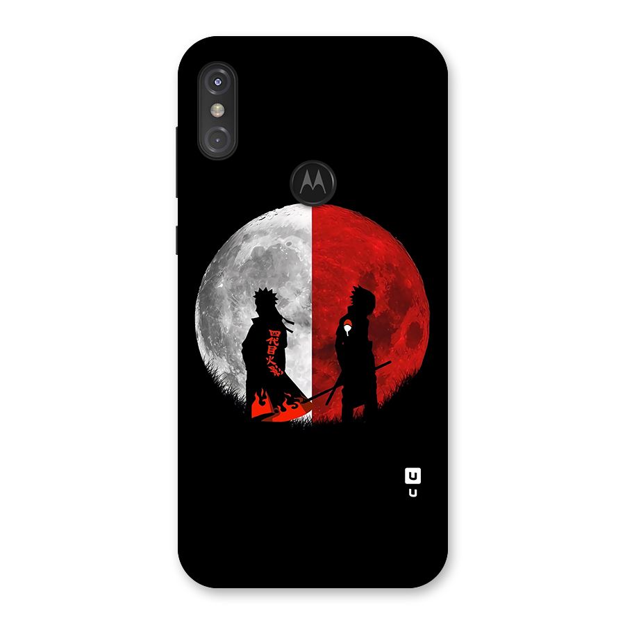 Naruto Shadow Hokage Moon Back Case for Motorola One Power