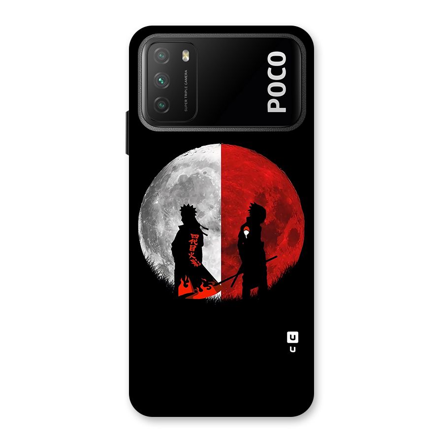 Naruto Shadow Hokage Moon Back Case for Poco M3