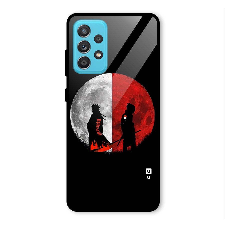 Naruto Shadow Hokage Moon Glass Back Case for Galaxy A52