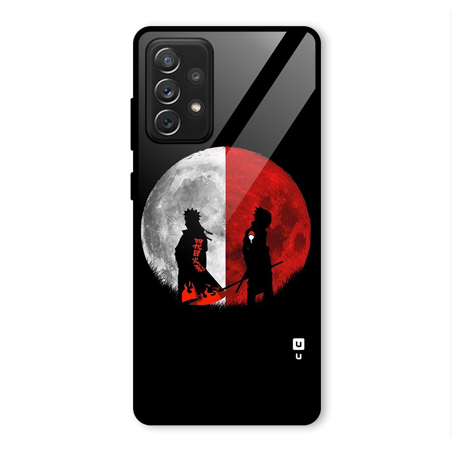 Naruto Shadow Hokage Moon Glass Back Case for Galaxy A72