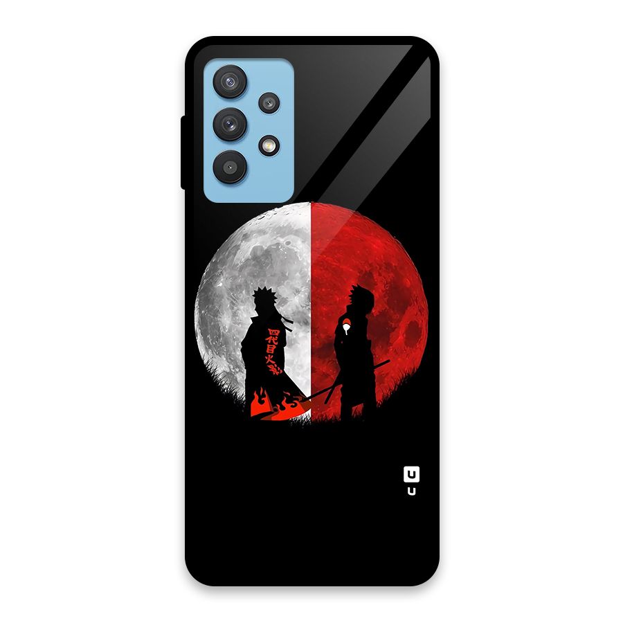 Naruto Shadow Hokage Moon Glass Back Case for Galaxy M32 5G