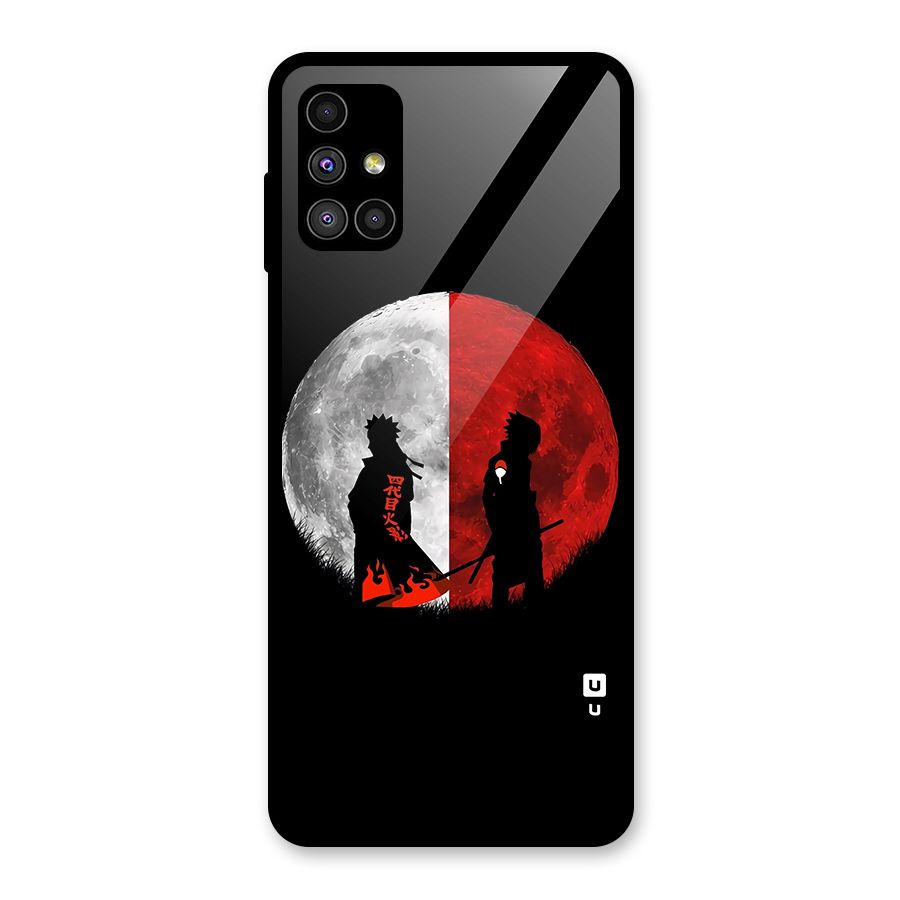 Naruto Shadow Hokage Moon Glass Back Case for Galaxy M51
