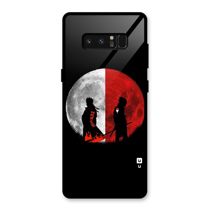 Naruto Shadow Hokage Moon Glass Back Case for Galaxy Note 8