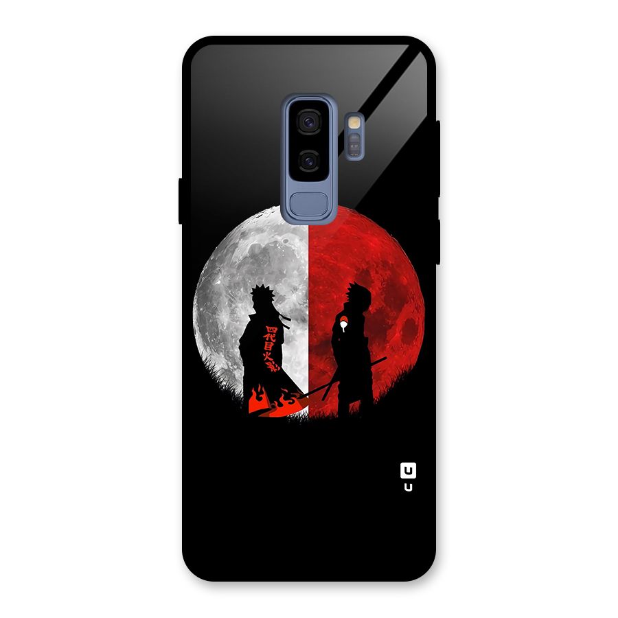 Naruto Shadow Hokage Moon Glass Back Case for Galaxy S9 Plus