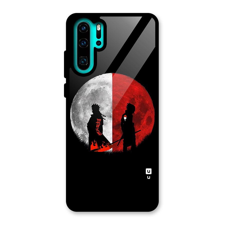 Naruto Shadow Hokage Moon Glass Back Case for Huawei P30 Pro