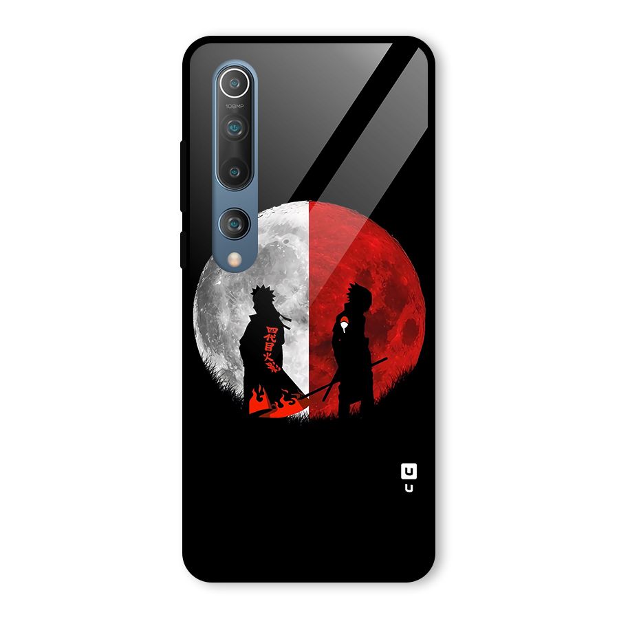 Naruto Shadow Hokage Moon Glass Back Case for Mi 10