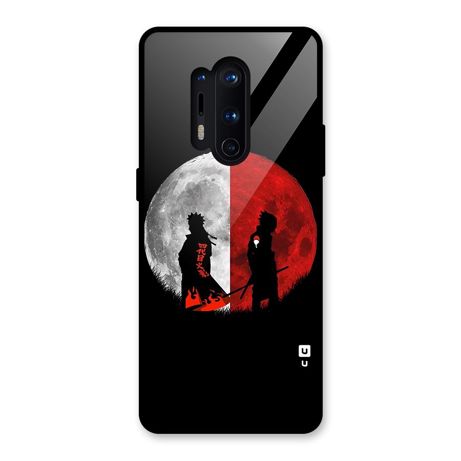 Naruto Shadow Hokage Moon Glass Back Case for OnePlus 8 Pro