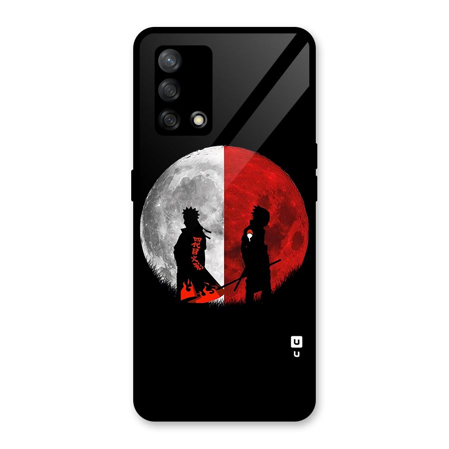 Naruto Shadow Hokage Moon Glass Back Case for Oppo F19