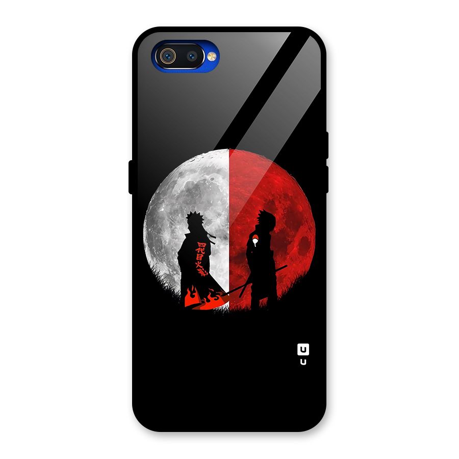 Naruto Shadow Hokage Moon Glass Back Case for Realme C2