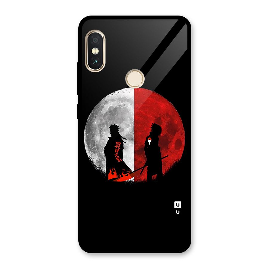 Naruto Shadow Hokage Moon Glass Back Case for Redmi Note 5 Pro