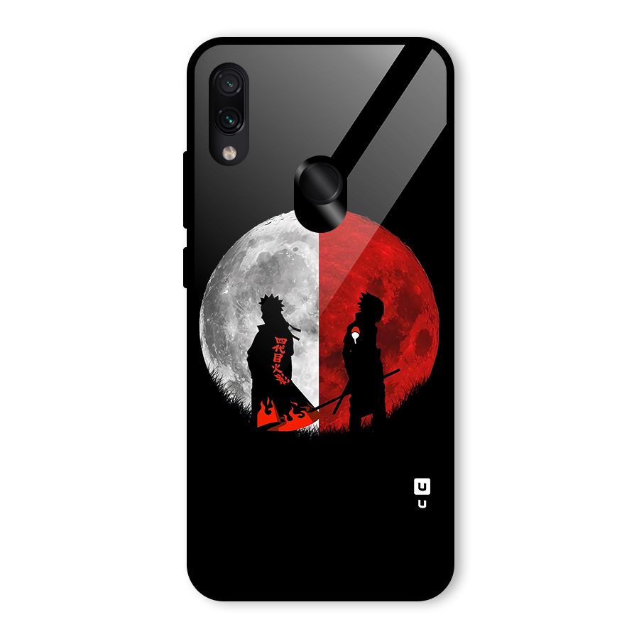 Naruto Shadow Hokage Moon Glass Back Case for Redmi Note 7