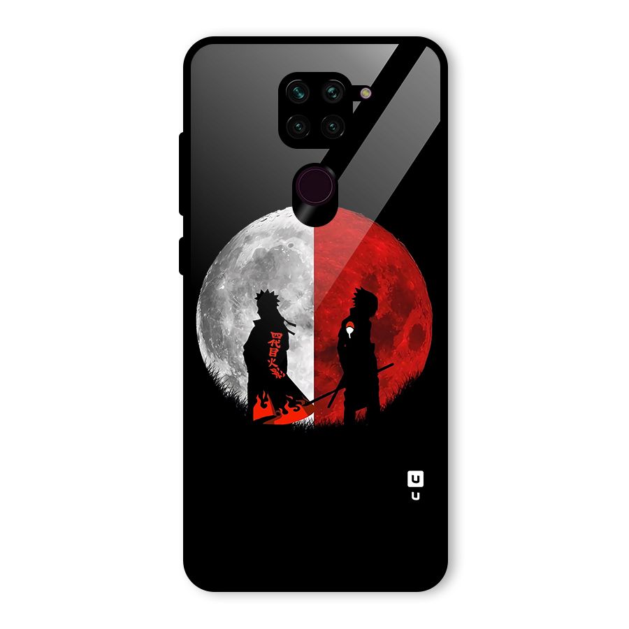 Naruto Shadow Hokage Moon Glass Back Case for Redmi Note 9