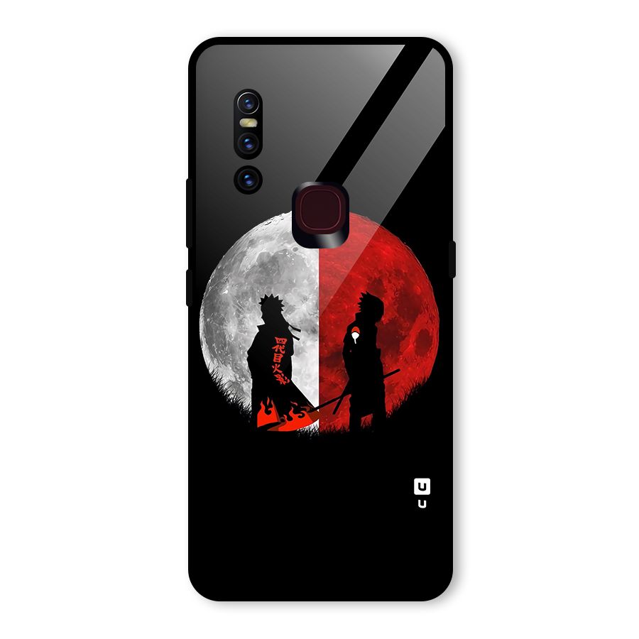 Naruto Shadow Hokage Moon Glass Back Case for Vivo V15
