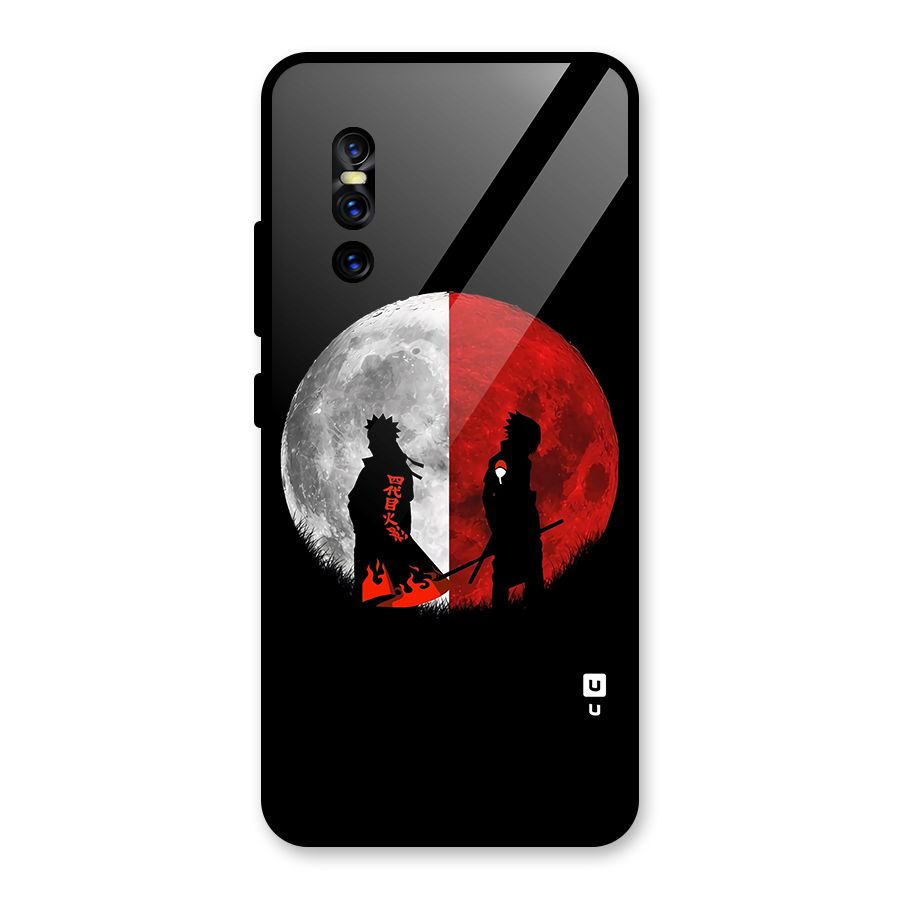 Naruto Shadow Hokage Moon Glass Back Case for Vivo V15 Pro