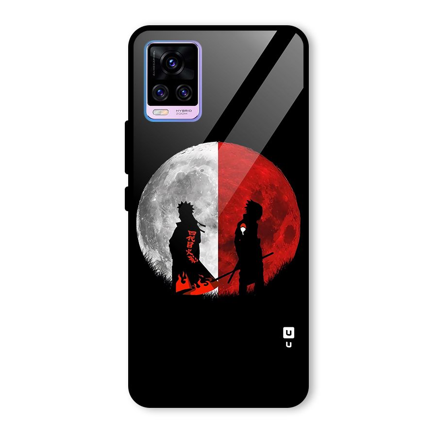 Naruto Shadow Hokage Moon Glass Back Case for Vivo V20 Pro