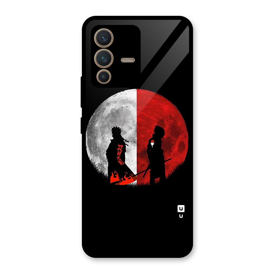 Naruto Shadow Hokage Moon Glass Back Case for Vivo V23 5G