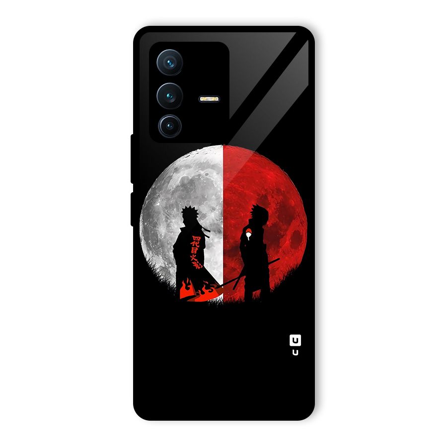 Naruto Shadow Hokage Moon Glass Back Case for Vivo V23 Pro