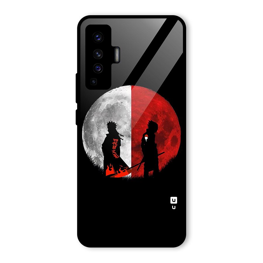 Naruto Shadow Hokage Moon Glass Back Case for Vivo X50