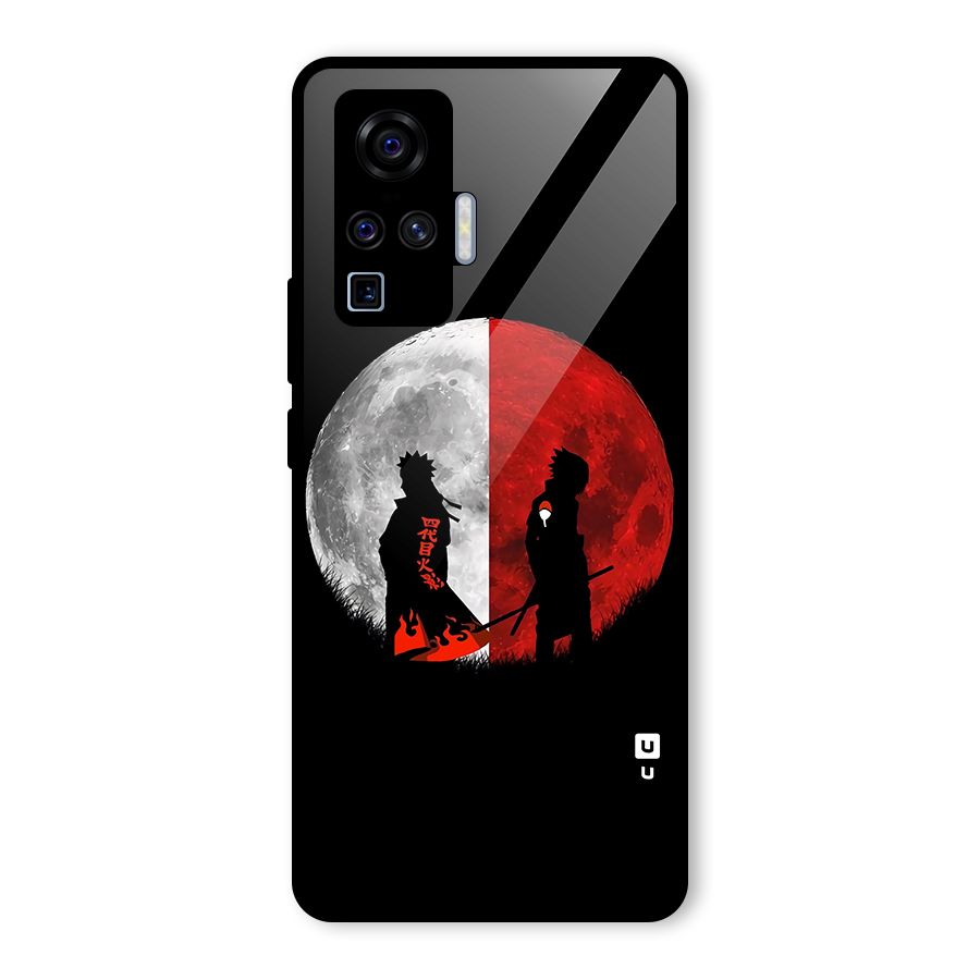 Naruto Shadow Hokage Moon Glass Back Case for Vivo X50 Pro