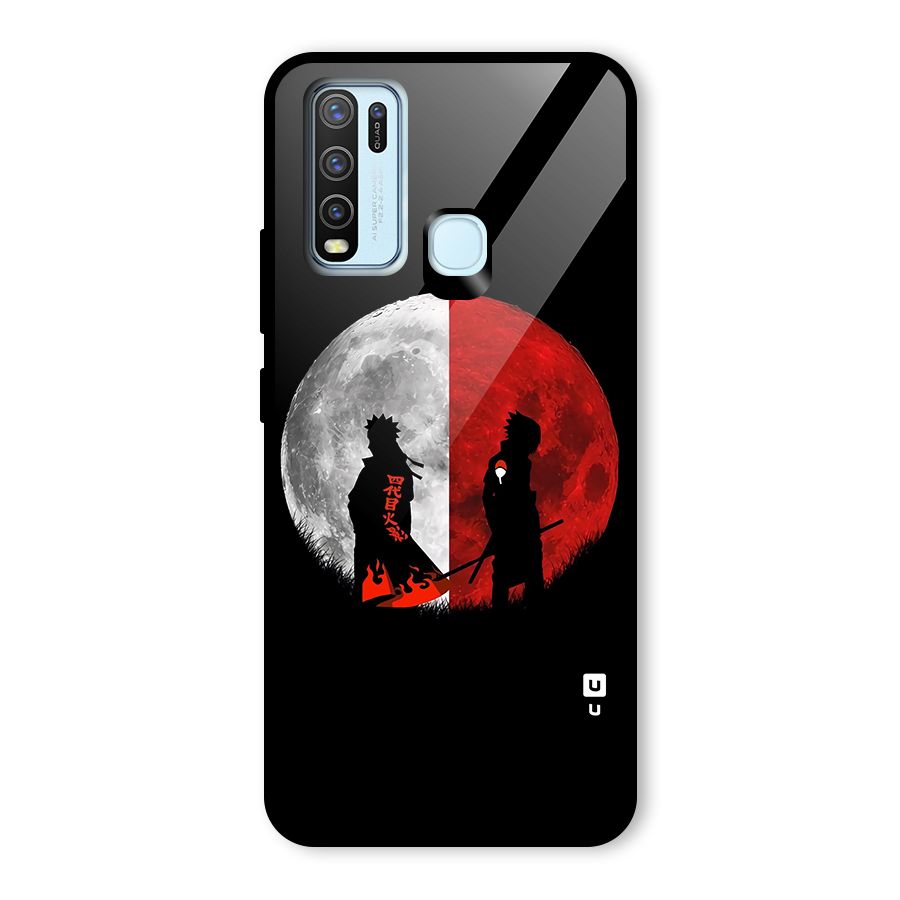 Naruto Shadow Hokage Moon Glass Back Case for Vivo Y30