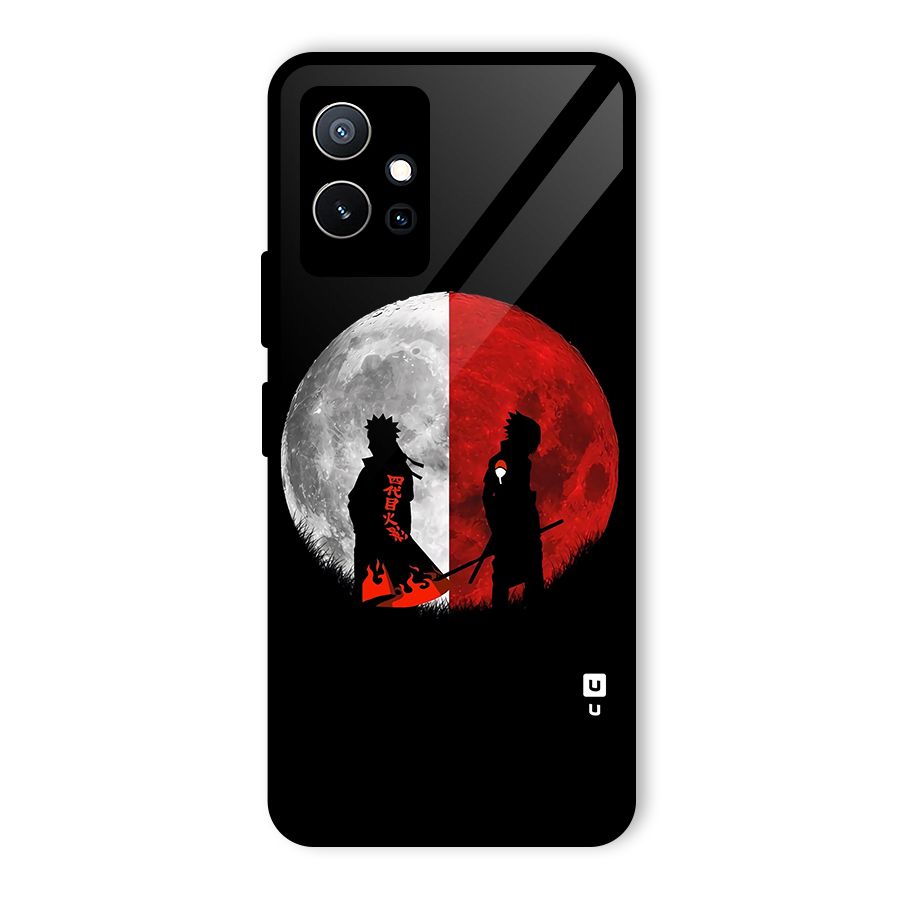 Naruto Shadow Hokage Moon Glass Back Case for Vivo Y75 5G